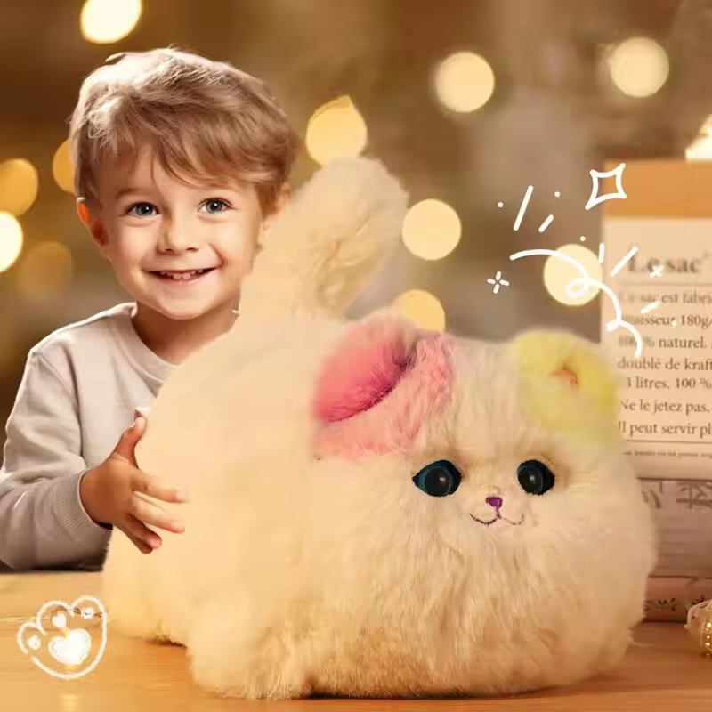 Toy Kids Baby™ | Cute plush cat toy creative simulation cartoon cat learns to talk tail tail blink