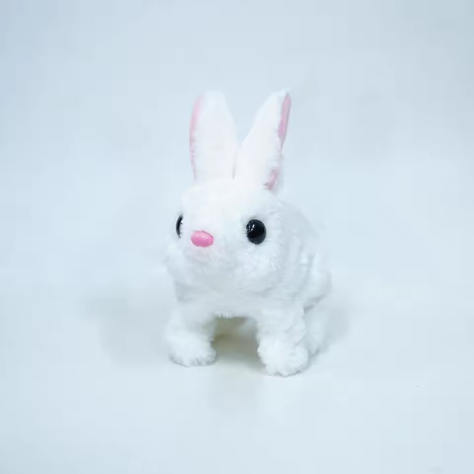 Toy Kids Baby™ | Electronic stuffed rabbit toy, walking, jumping, running, shaking ears