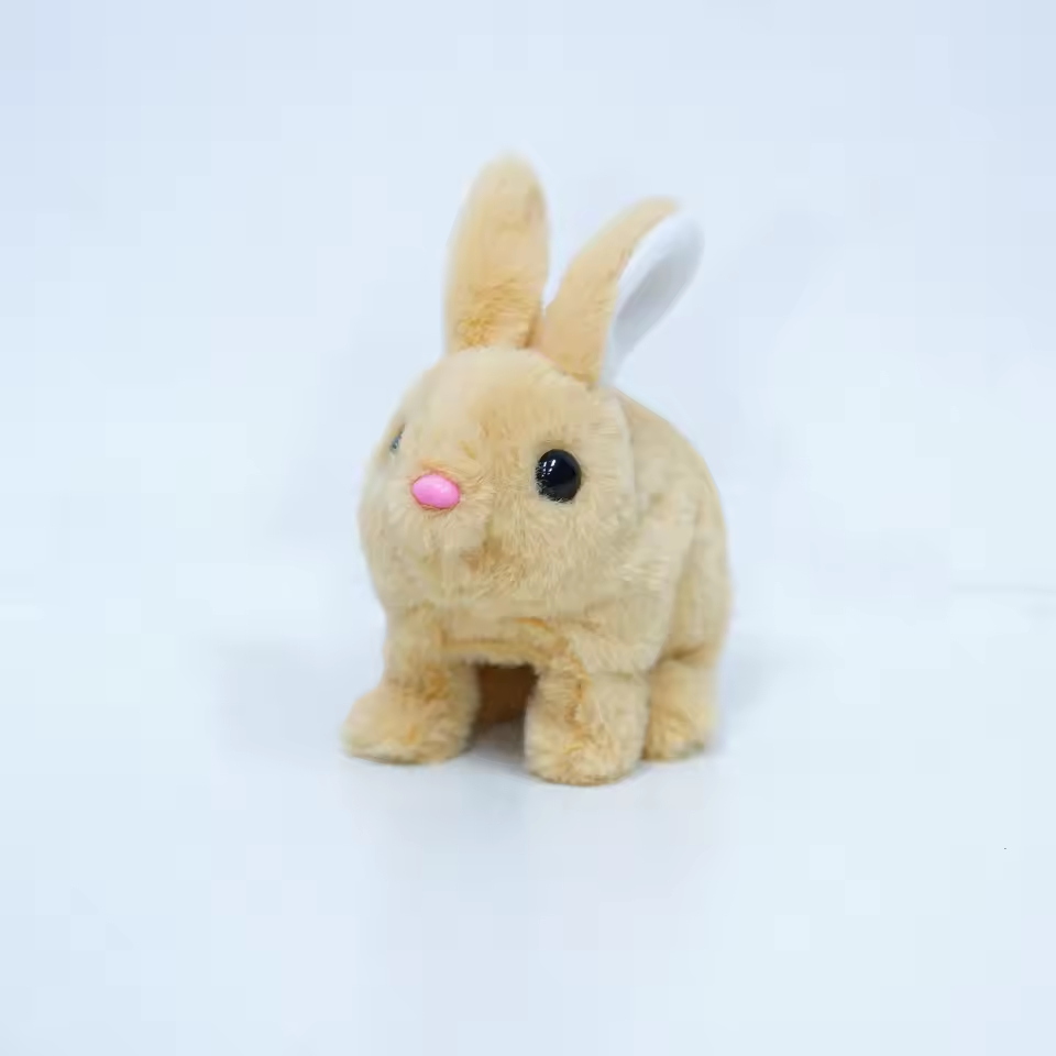 Toy Kids Baby™ | Electronic stuffed rabbit toy, walking, jumping, running, shaking ears