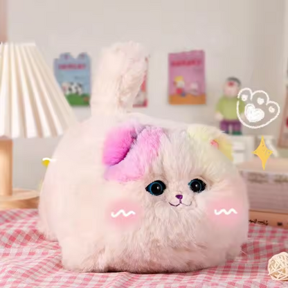 Toy Kids Baby™ | Cute plush cat toy creative simulation cartoon cat learns to talk tail tail blink