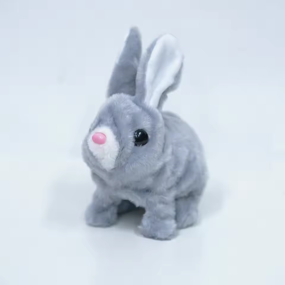 Toy Kids Baby™ | Electronic stuffed rabbit toy, walking, jumping, running, shaking ears