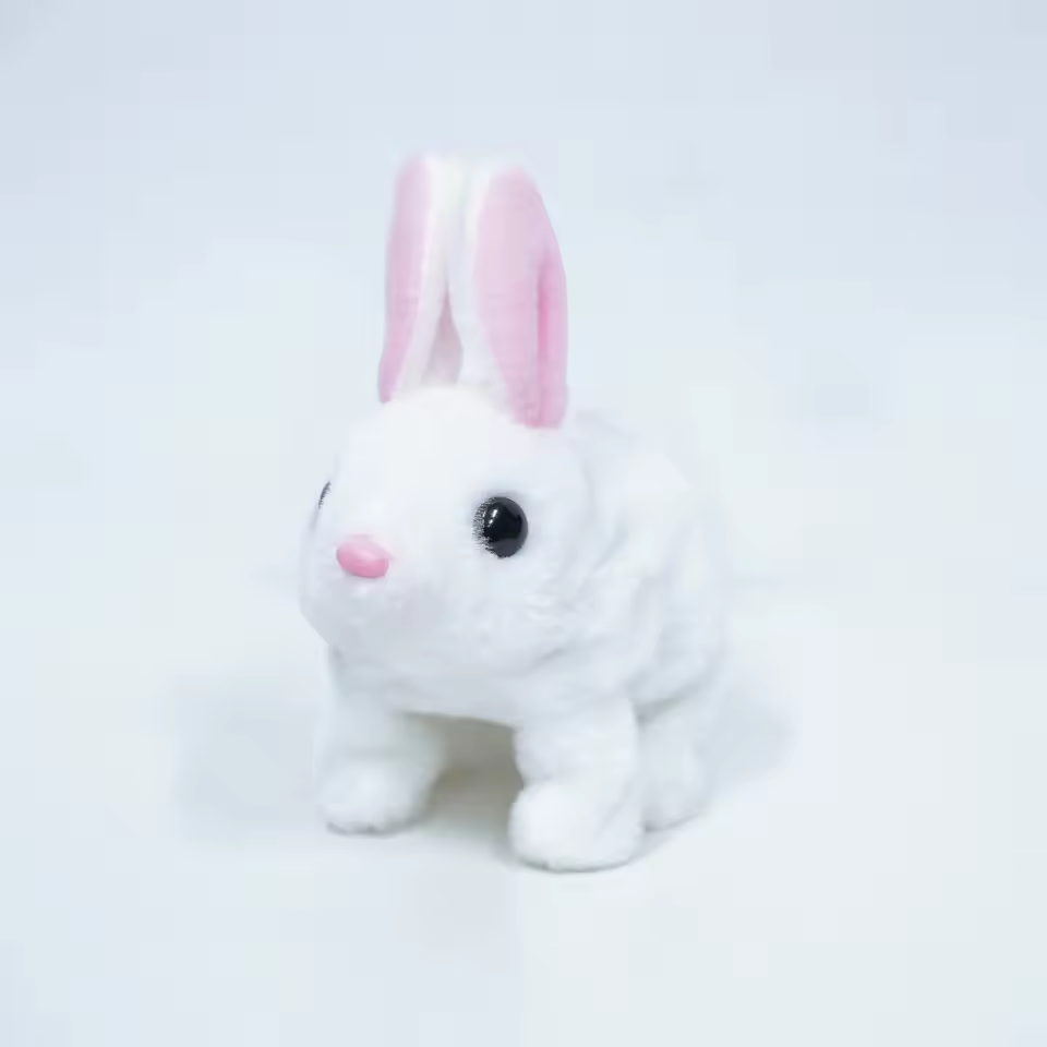 Toy Kids Baby™ | Electronic stuffed rabbit toy, walking, jumping, running, shaking ears
