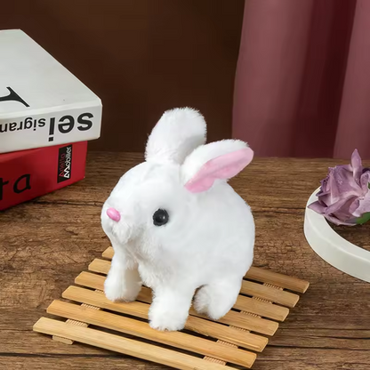Toy Kids Baby™ | Electronic stuffed rabbit toy, walking, jumping, running, shaking ears
