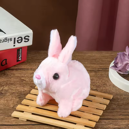 Toy Kids Baby™ | Electronic stuffed rabbit toy, walking, jumping, running, shaking ears