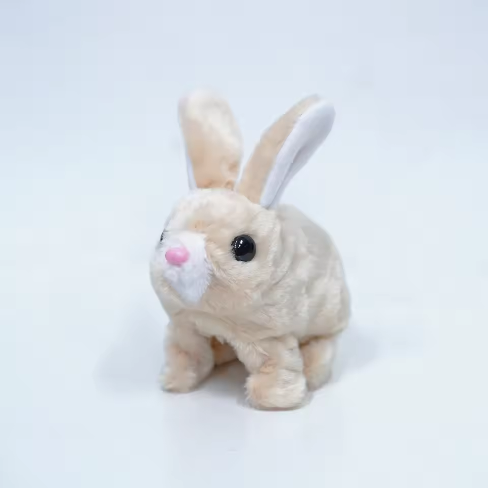 Toy Kids Baby™ | Electronic stuffed rabbit toy, walking, jumping, running, shaking ears