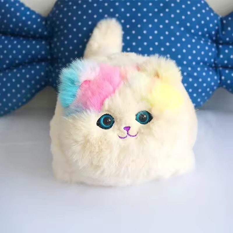 Toy Kids Baby™ | Cute plush cat toy creative simulation cartoon cat learns to talk tail tail blink